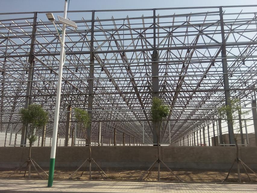 武穴汽车工业厂房网架